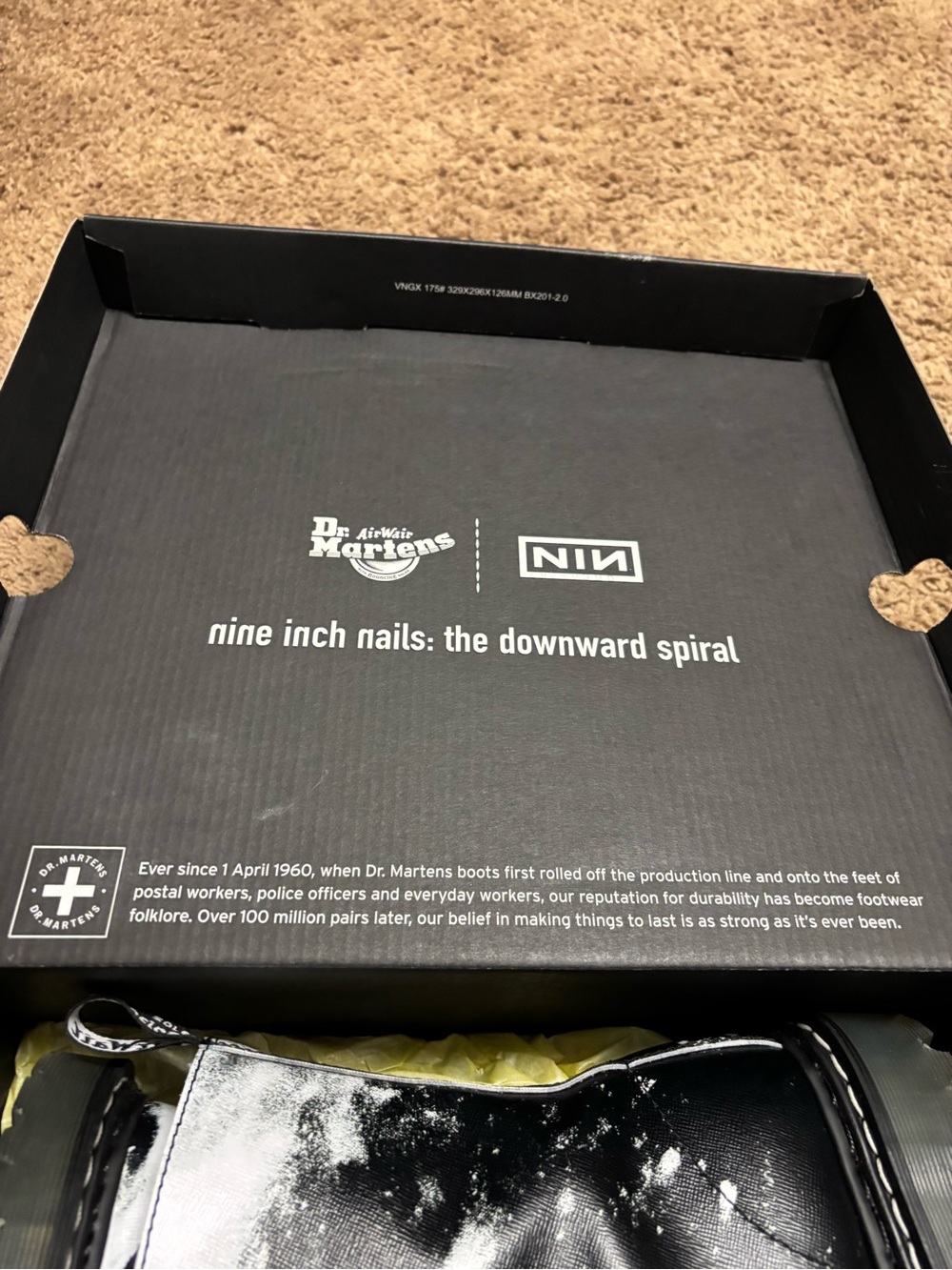Dr. Martens Nine Inch Nails Boots Excellent Condition UK 5 - Picture 2 of 12